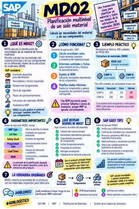 SAP MD02 | Planificación individual multinivel